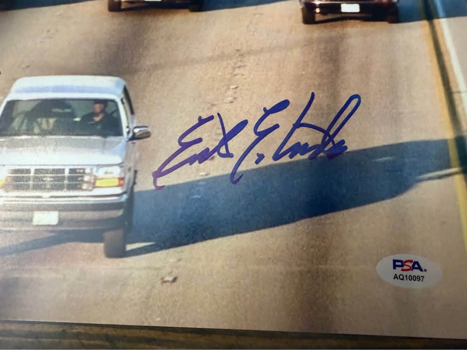 🚨 Erik Estrada Signed O.J. Simpson “Bronco Chase” 11x14 Photo (PSA) 🚨
