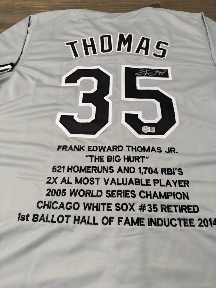 ⚾ Frank Thomas Signed Chicago White Sox Jersey (Beckett Witnessed) ⚾
