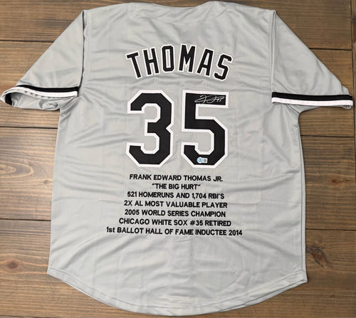 ⚾ Frank Thomas Signed Chicago White Sox Jersey (Beckett Witnessed) ⚾