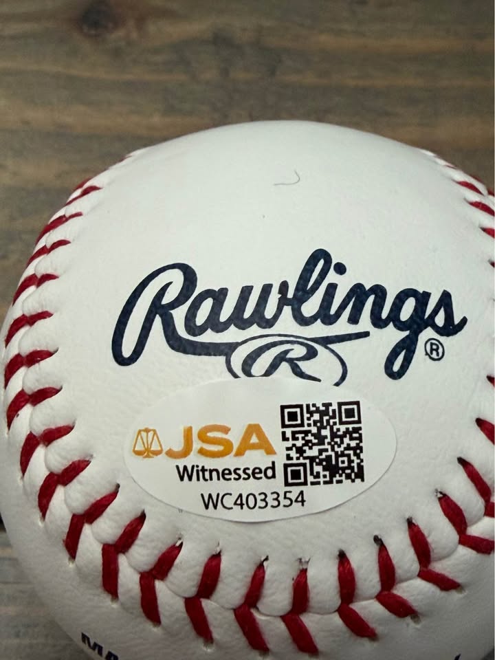 ⚾ Frank Thomas Signed White Sox Logo Baseball JSA Witnessed Authenticated Auto HOF “Big Hurt” ⚾