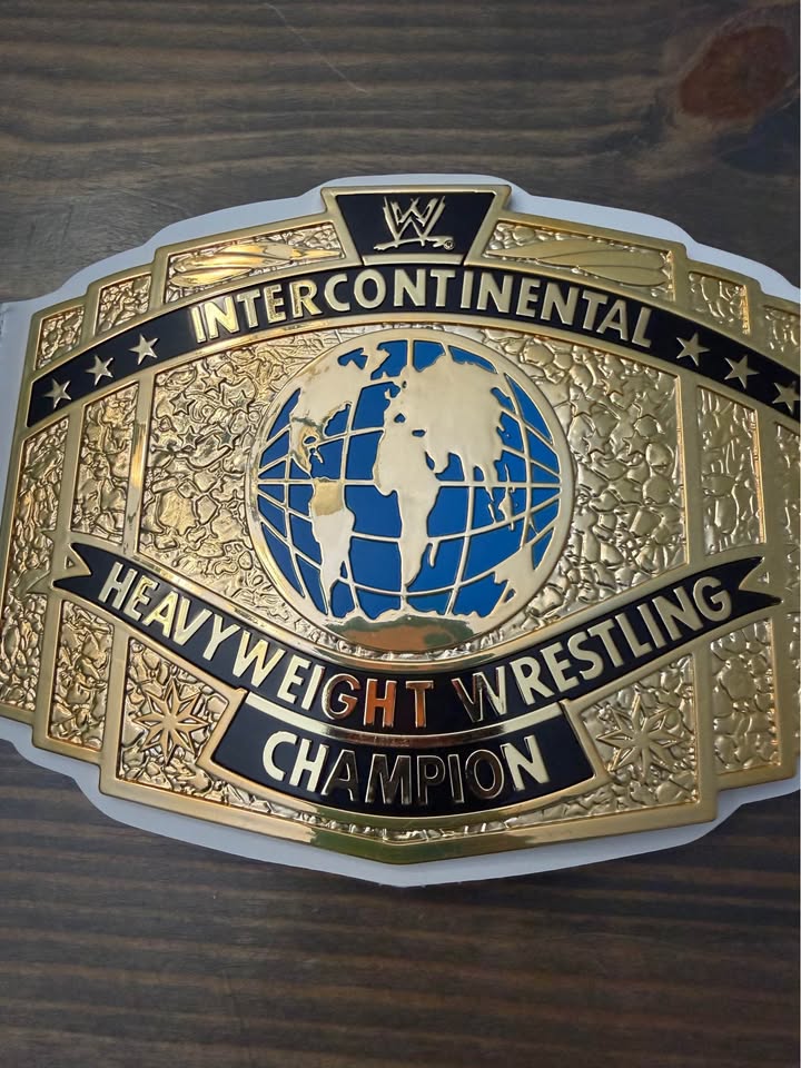 🏆🔥 Hulk Hogan Signed WWE Intercontinental Championship Belt – Schwartz Sports Authenticated 🔥🏆