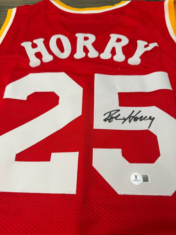 🏀 Robert Horry Signed Houston Basketball Jersey #25 – Beckett Authenticated