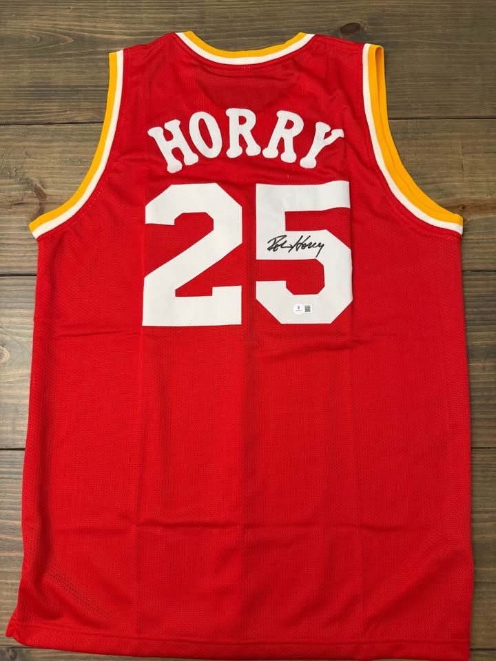 🏀 Robert Horry Signed Houston Basketball Jersey #25 – Beckett Authenticated