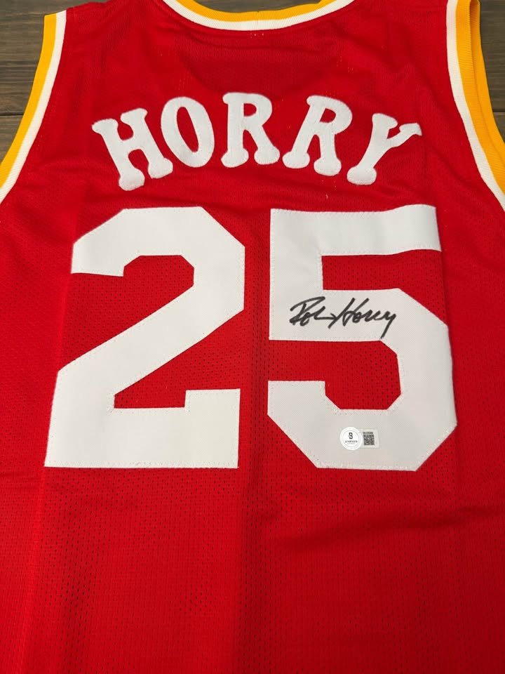🏀 Robert Horry Signed Houston Basketball Jersey #25 – Beckett Authenticated