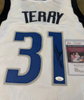 🏀🔥 Jason Terry Signed Dallas Mavericks Jersey #31 (JSA Certified) 🔥🏀