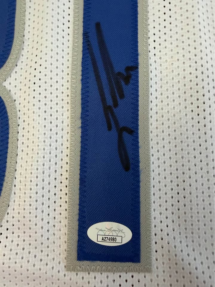 🏀🔥 Jason Terry Signed Dallas Mavericks Jersey #31 (JSA Certified) 🔥🏀