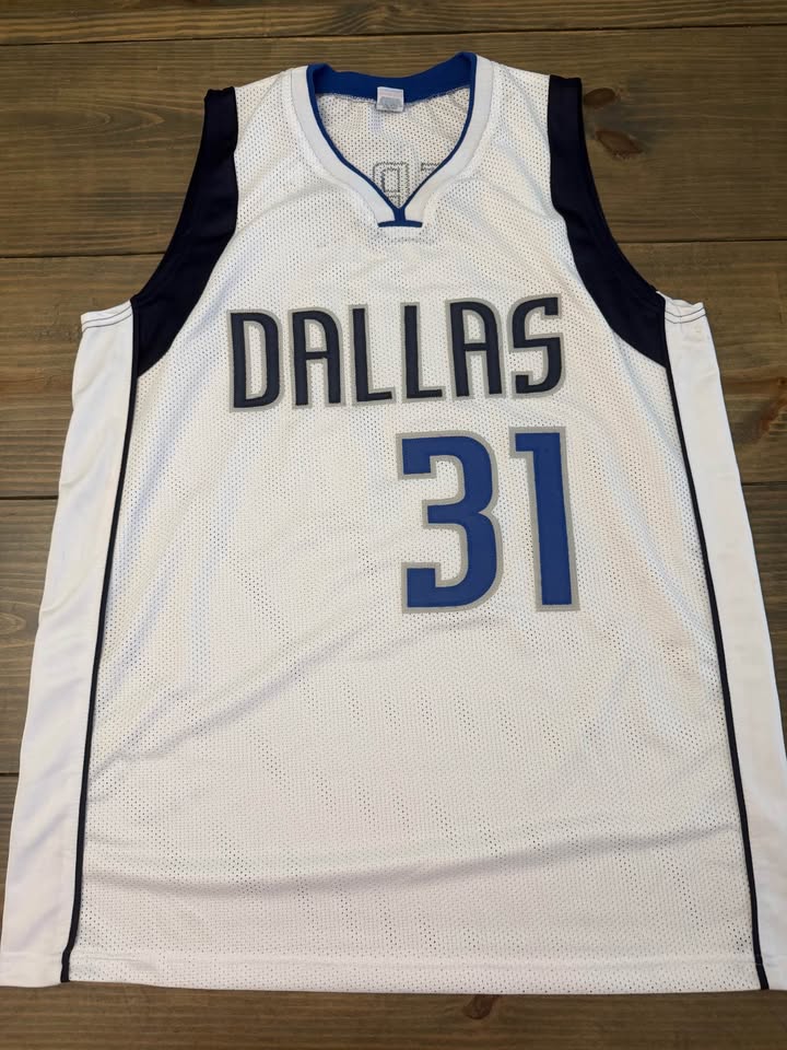 🏀🔥 Jason Terry Signed Dallas Mavericks Jersey #31 (JSA Certified) 🔥🏀