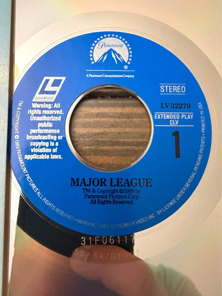 ⚾🎬 PSA Authenticated Charlie Sheen Signed “Major League” LaserDisc (1989)