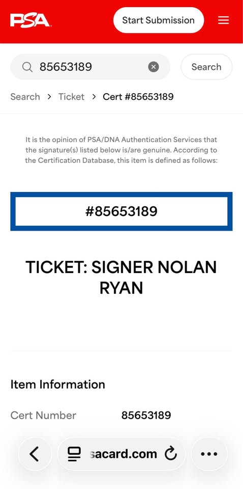 ⚾🔥 56-Year-Old 1969 World Series Ticket Signed by Nolan Ryan – “Miracle Mets” Inscription – PSA/DNA
