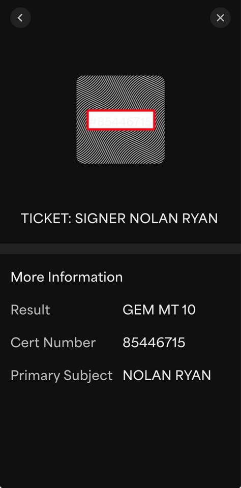 🔥 PSA GEM MINT 10 Nolan Ryan Auto Ticket – “7th No-Hitter” Inscription – PSA/DNA Certified – Texas