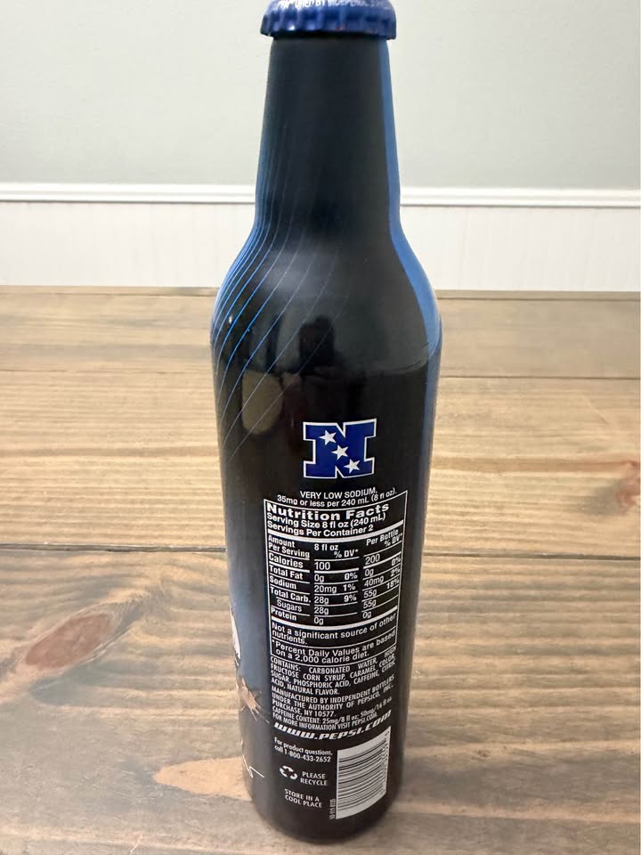 🏈🥤 Tony Romo Pepsi Collectible Bottle – Dallas Cowboys NFL Memorabilia – Sealed 🥤🏈