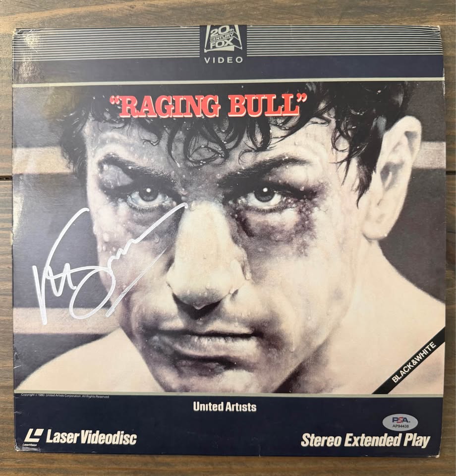 🎬 Martin Scorsese Signed “Raging Bull” LaserDisc (PSA/DNA Authentic)