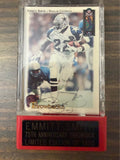 🏈🔥 Emmitt Smith Autographed Display – NFL 75th Anniversary Throwback Limited Edition #729/1995 🔥
