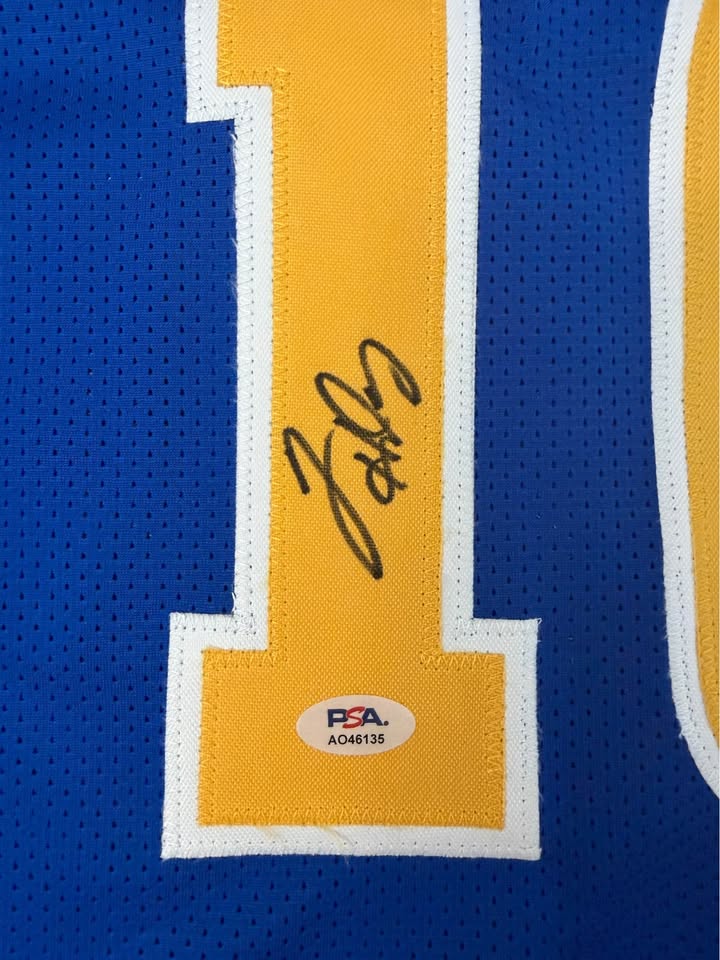 🏀 Tim Hardaway Signed Golden State Warriors #10 Jersey – PSA/DNA Authenticated