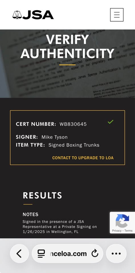 🥊 Mike Tyson Signed Boxing Trunks – JSA Witnessed Autograph – Authentic Fight Style Trunks