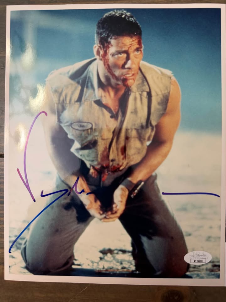 🎬🔥 Jean-Claude Van Damme Signed 8x10 Photo – JSA Certified 🔥🎬