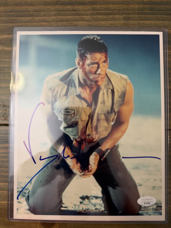 🎬🔥 Jean-Claude Van Damme Signed 8x10 Photo – JSA Certified 🔥🎬
