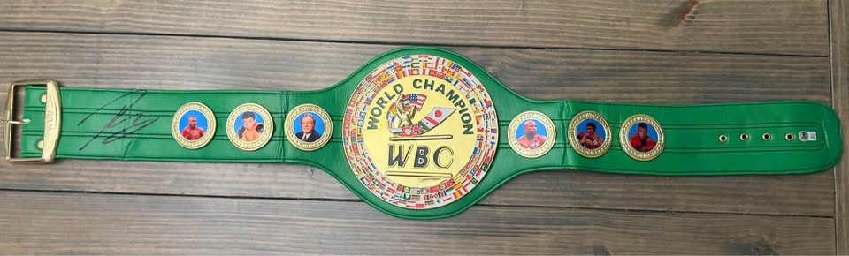 🔥 Ryan Garcia Signed WBC World Champion Belt 🔥 🏆 Beckett Witnessed