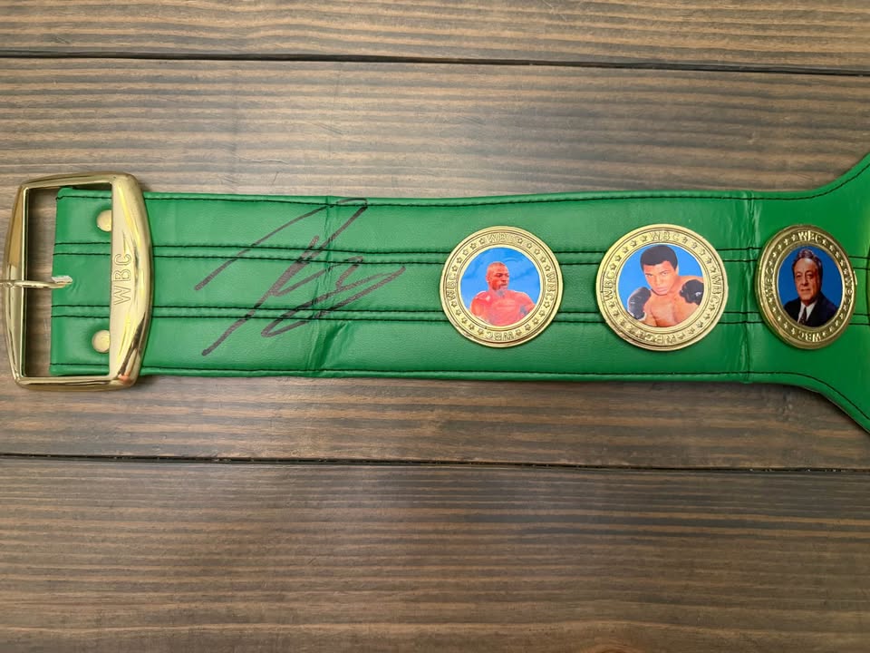 🔥 Ryan Garcia Signed WBC World Champion Belt 🔥 🏆 Beckett Witnessed