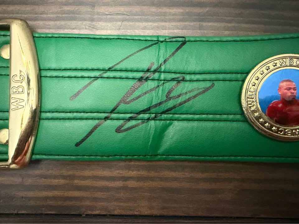🔥 Ryan Garcia Signed WBC World Champion Belt 🔥 🏆 Beckett Witnessed