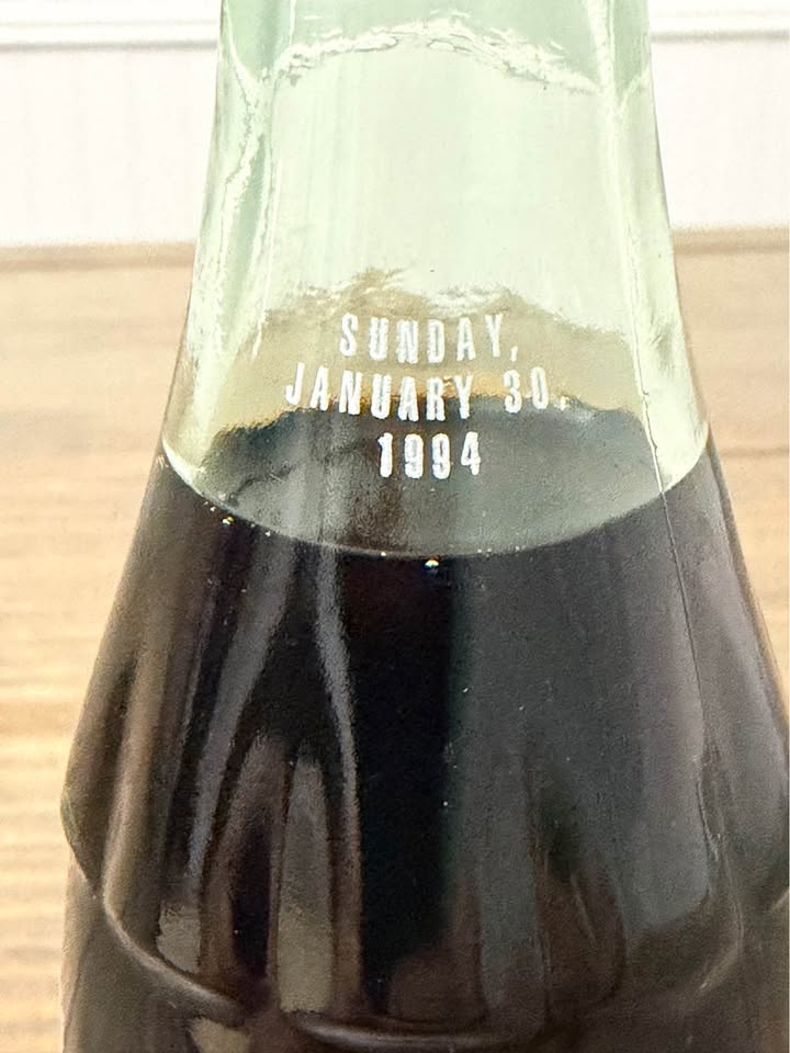 🥤🏈 1994 Super Bowl XXVIII Commemorative Coca-Cola Classic Bottle – Unopened ⭐